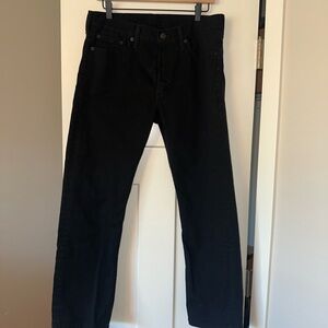 Levi's 513 Slim Straight Black Jeans